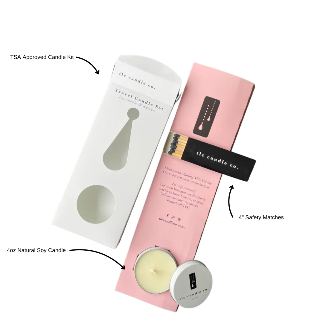 Travel Candle with Matches - Harvest