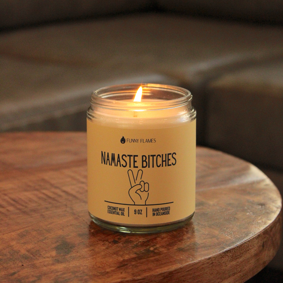 Namaste Bitches (yellow)