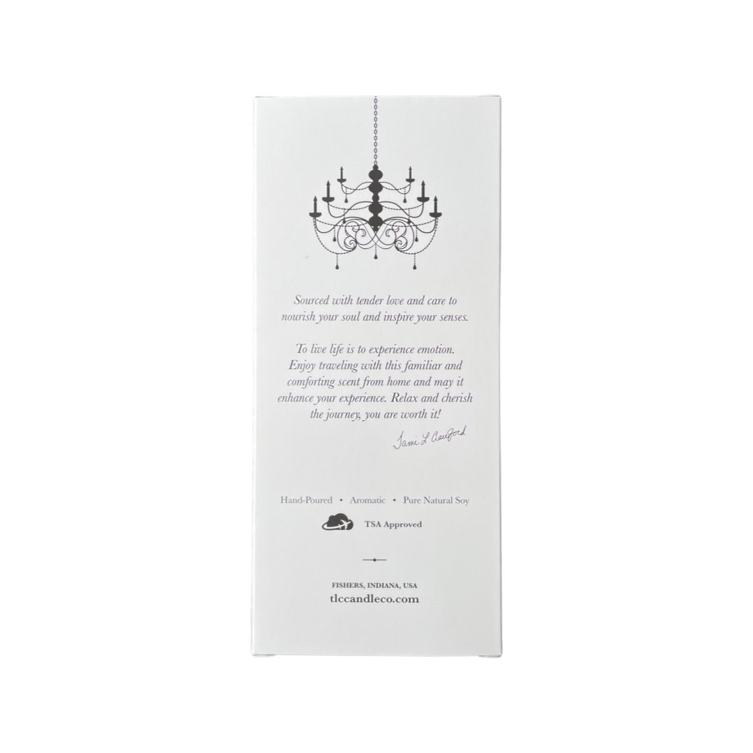 Travel Candle with Matches - Woodland Chateau