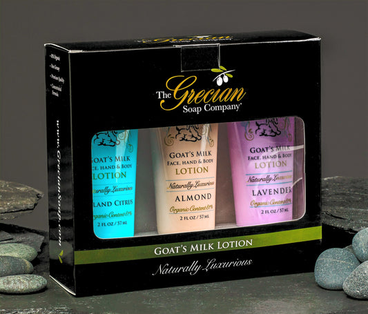 2oz. Lotion Tube 3-Pack w/Island Citrus. Almond & Lavender-Assorted