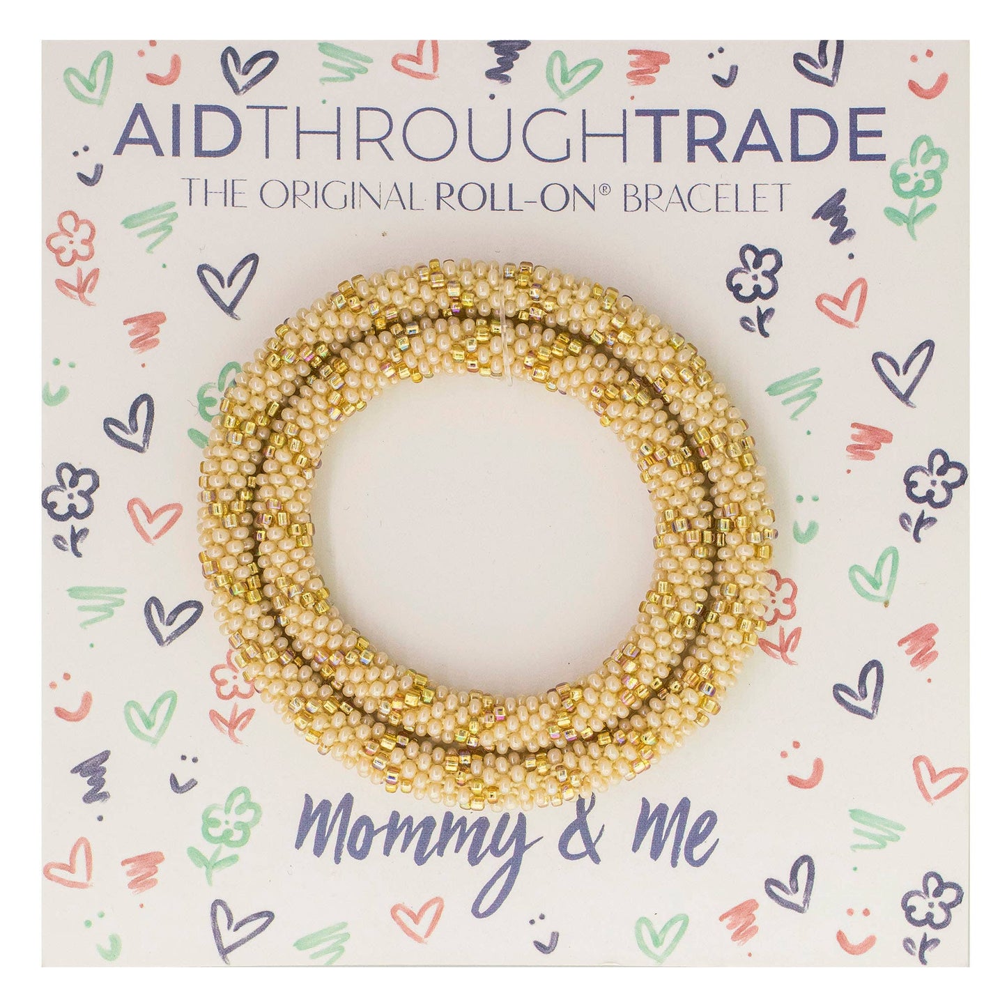 Gold Mommy & Me Bracelets