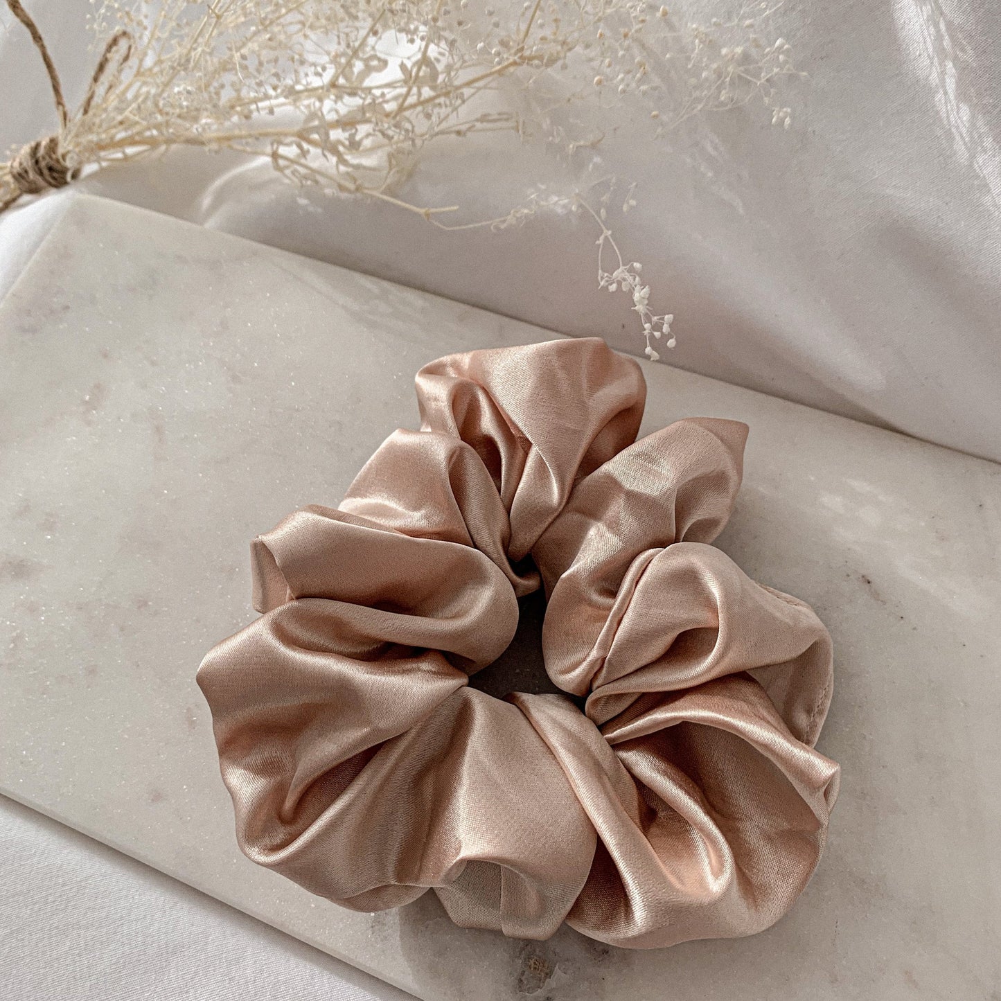 Satin Sweetheart Scrunchies